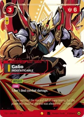 Galio, Indefatigable (T1X S003*) T1 2025 Worlds Champion Collection