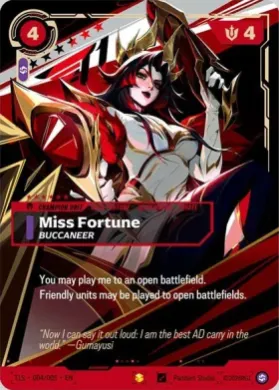 Miss Fortune, Buccaneer (T1X S004*) T1 2025 Worlds Champion Collection