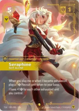Seraphine, Not Alone (T1X S005) T1 2025 Worlds Champion Collection
