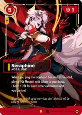 Seraphine, Not Alone (T1X S005*) T1 2025 Worlds Champion Collection