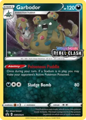 Garbodor (PR-SW SWSH025) SWSH Black Star Promos