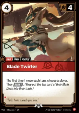 Blade Twirler (VENX 002) Vendetta: Promos