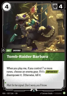 Tomb-Raider Barbara (VENX 037) Vendetta: Promos