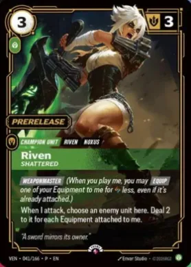 Riven, Shattered (VENX 041) Vendetta: Promos