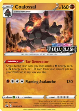 Coalossal (PR-SW SWSH024) SWSH Black Star Promos