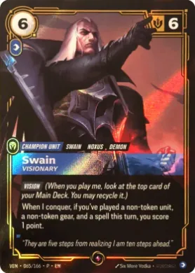 Swain, Visionary (VENX 065) Vendetta: Promos