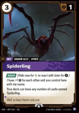 Spiderling (VENX 097) Vendetta: Promos