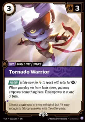 Tornado Warrior (VENX 099) Vendetta: Promos