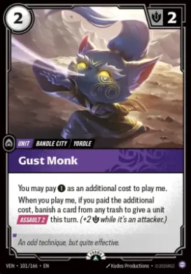 Gust Monk (VENX 101) Vendetta: Promos