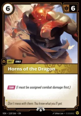 Horns of the Dragon (VENX 118) Vendetta: Promos