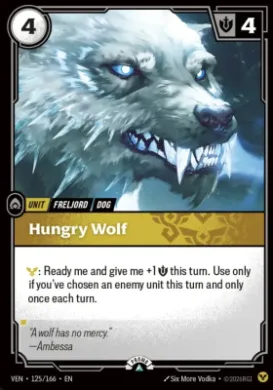Hungry Wolf (VENX 125) Vendetta: Promos