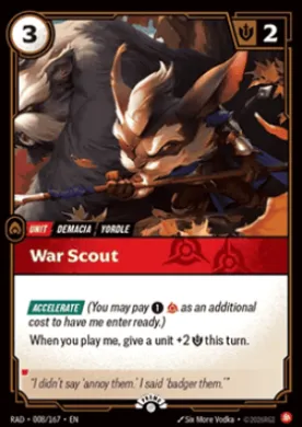 War Scout (RADX 008) Radiance: Promos