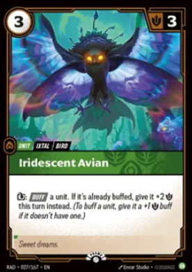 Iridescent Avian (RADX 027) Radiance: Promos
