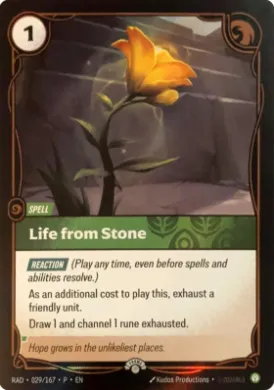 Life from Stone (RADX 029) Radiance: Promos
