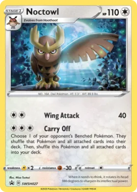 Noctowl (PR-SW SWSH027) SWSH Black Star Promos
