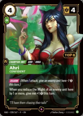 Ahri, Confident (RADX 038) Radiance: Promos