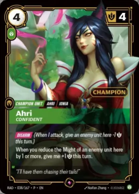 Ahri, Confident (RADX 038) Radiance: Promos