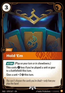 Hold 'Em (RADX 070) Radiance: Promos