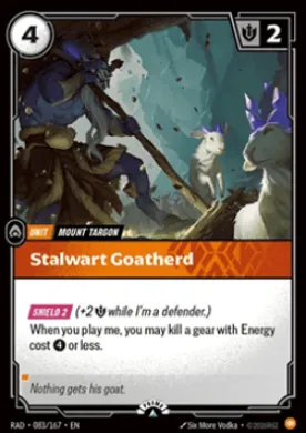 Stalwart Goatherd (RADX 083) Radiance: Promos