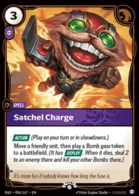 Satchel Charge (RADX 096) Radiance: Promos