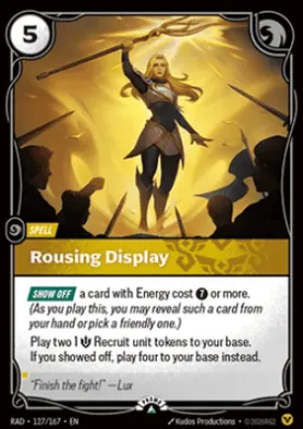 Rousing Display (RADX 127) Radiance: Promos