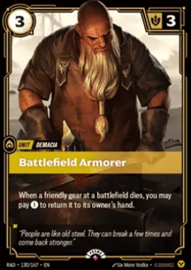 Battlefield Armorer (RADX 130) Radiance: Promos