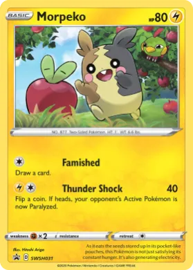 Morpeko (PR-SW SWSH031) SWSH Black Star Promos