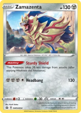 Zamazenta (PR-SW SWSH034) SWSH Black Star Promos