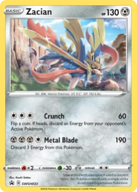 Zacian (PR-SW SWSH033) SWSH Black Star Promos