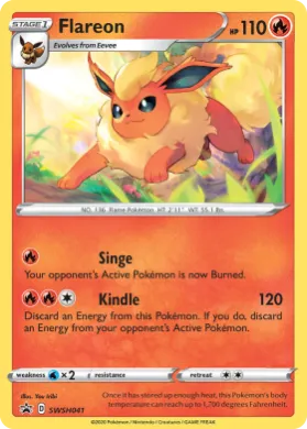 Flareon (PR-SW SWSH041) SWSH Black Star Promos