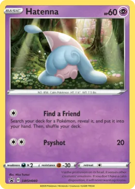 Hatenna (PR-SW SWSH040) SWSH Black Star Promos