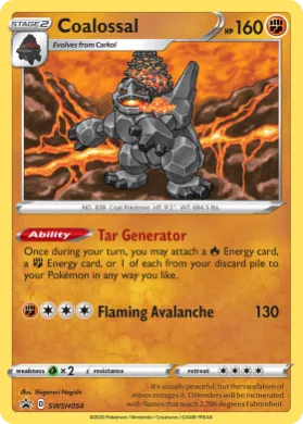 Coalossal (PR-SW SWSH054) SWSH Black Star Promos