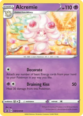 Alcremie (PR-SW SWSH058) SWSH Black Star Promos