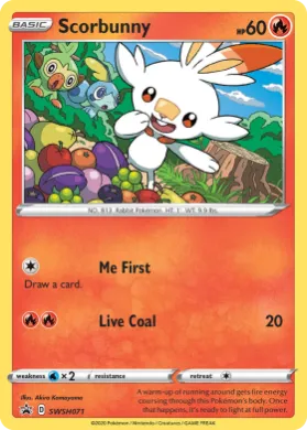 Scorbunny (PR-SW SWSH071) SWSH Black Star Promos