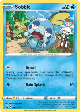 Sobble (PR-SW SWSH073) SWSH Black Star Promos