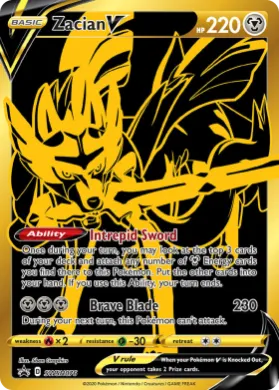 Zacian V (PR-SW SWSH076) SWSH Black Star Promos