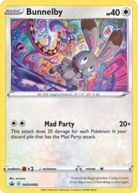Bunnelby (PR-SW SWSH082) SWSH Black Star Promos