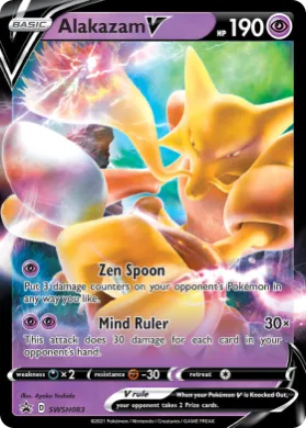 Alakazam V (PR-SW SWSH083) SWSH Black Star Promos