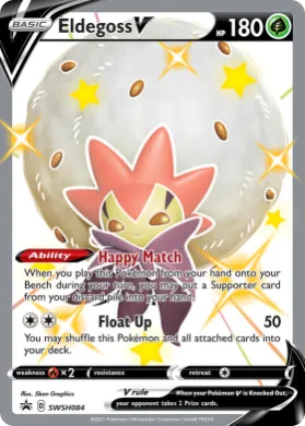 Eldegoss V (PR-SW SWSH084) SWSH Black Star Promos