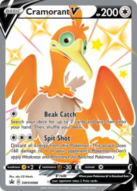 Cramorant V (PR-SW SWSH086) SWSH Black Star Promos