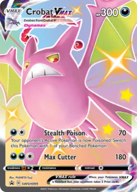 Crobat VMAX (PR-SW SWSH099) SWSH Black Star Promos