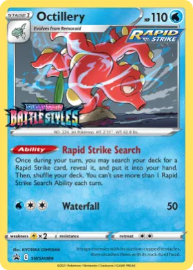 Octillery (PR-SW SWSH089) SWSH Black Star Promos