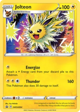 Jolteon (PR-SW SWSH094) SWSH Black Star Promos