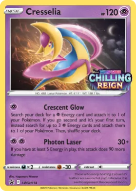 Cresselia (PR-SW SWSH114) SWSH Black Star Promos