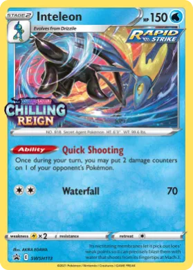 Inteleon (PR-SW SWSH113) SWSH Black Star Promos