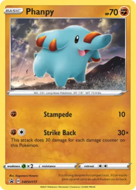 Phanpy (PR-SW SWSH117) SWSH Black Star Promos