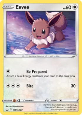 Eevee (PR-SW SWSH127) SWSH Black Star Promos