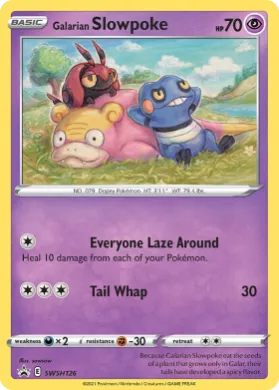 Galarian Slowpoke (PR-SW SWSH126) SWSH Black Star Promos