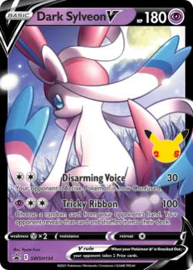 Dark Sylveon V (PR-SW SWSH134) SWSH Black Star Promos