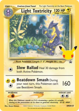 Light Toxtricity (PR-SW SWSH137) SWSH Black Star Promos